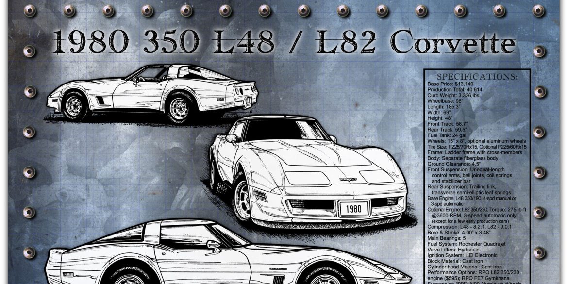 1980 L48 L82 Corvette
