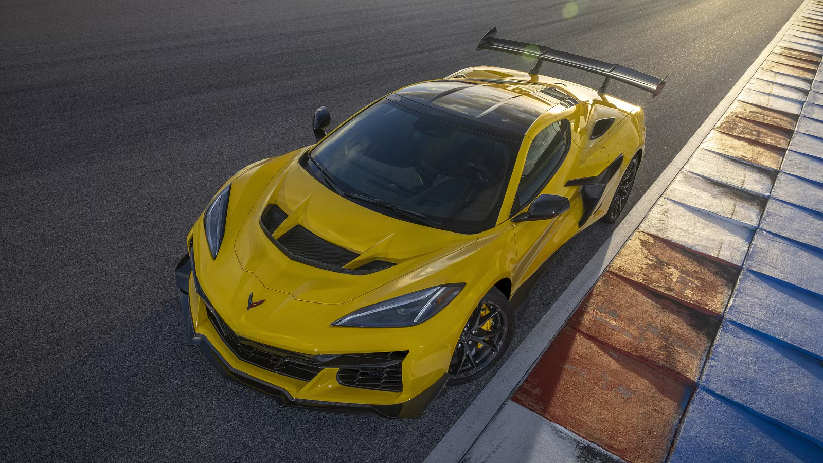 Top-angled view of the 2025 Chevrolet Corvette ZR1