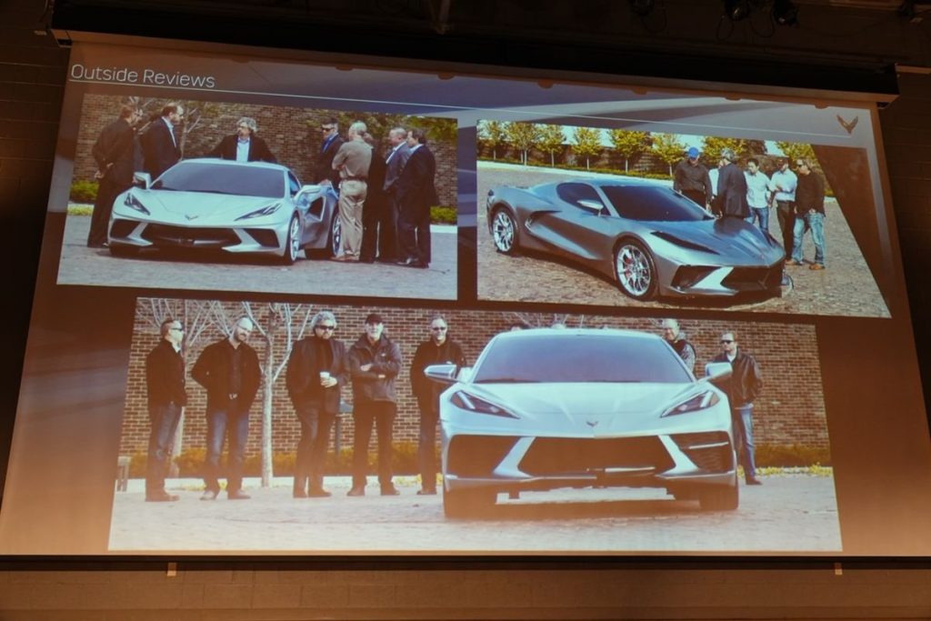 C8 prototype shown to the media