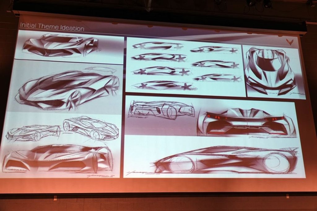 Intiial sketches of the C8