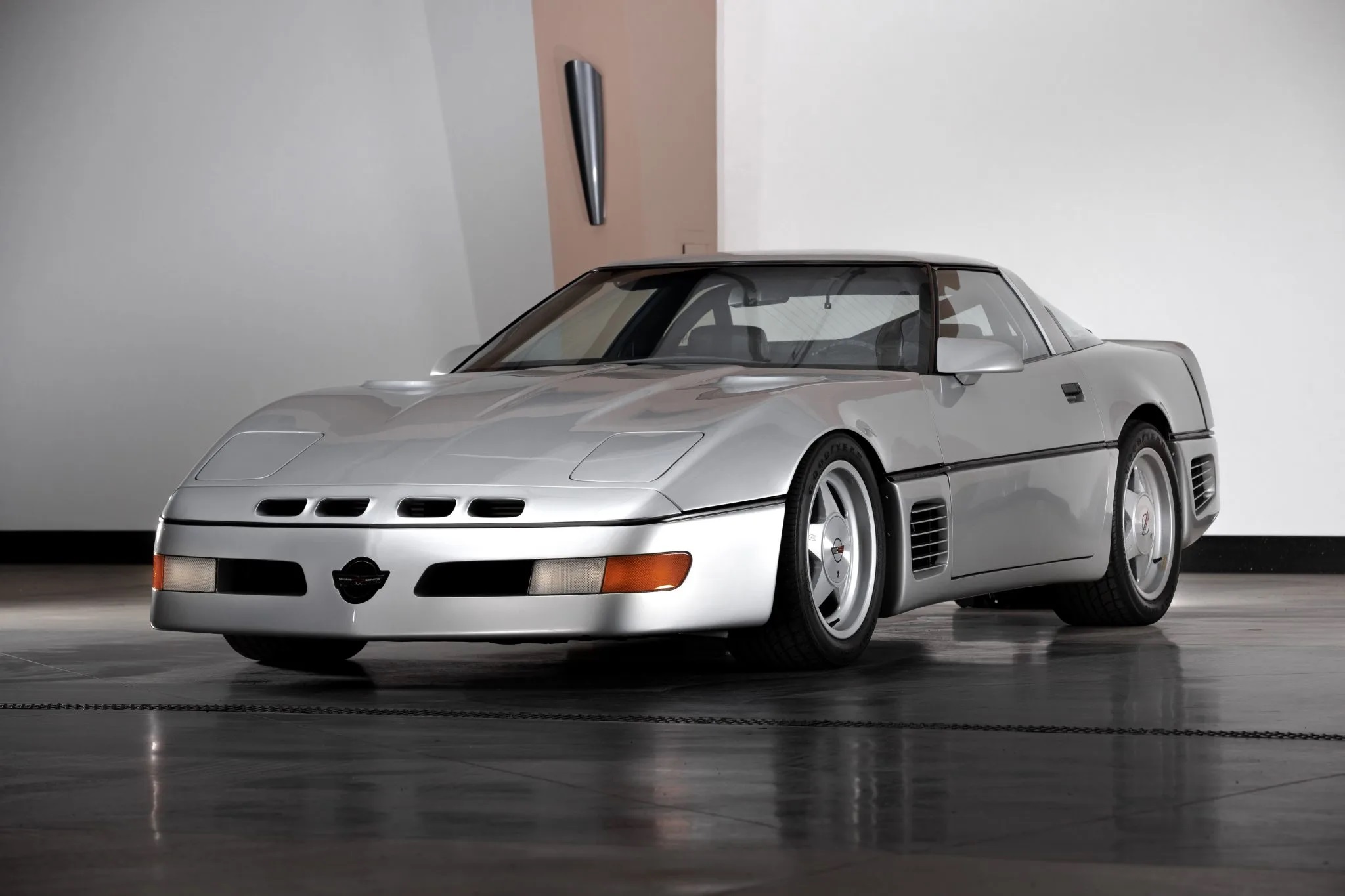 Three-quarter front view of a the Corvette-based Callaway Sledgehammer