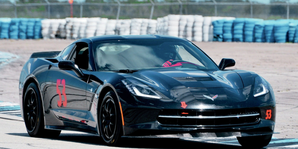 Corvette at the track