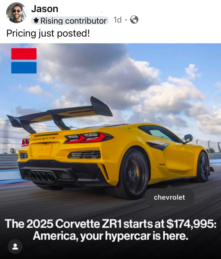 174,995! The Corvette Community Reacts To GM's Official 2025 ZR1 MSRP