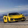 3/4 view of a 2025 yellow Chevrolet Corvette ZR1