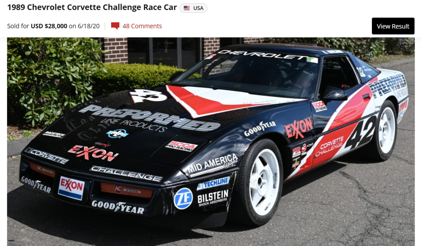 Tracking the Legends: The History & Sales Of The C4 Corvette Challenge ...