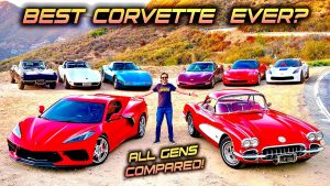 The Great 8 Comparo: One Road, Eight Corvette Generations, One Winner