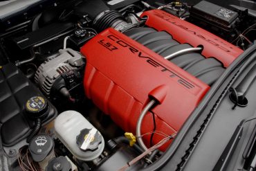 LS7 V8 engine on a C6 Z06 Corvette