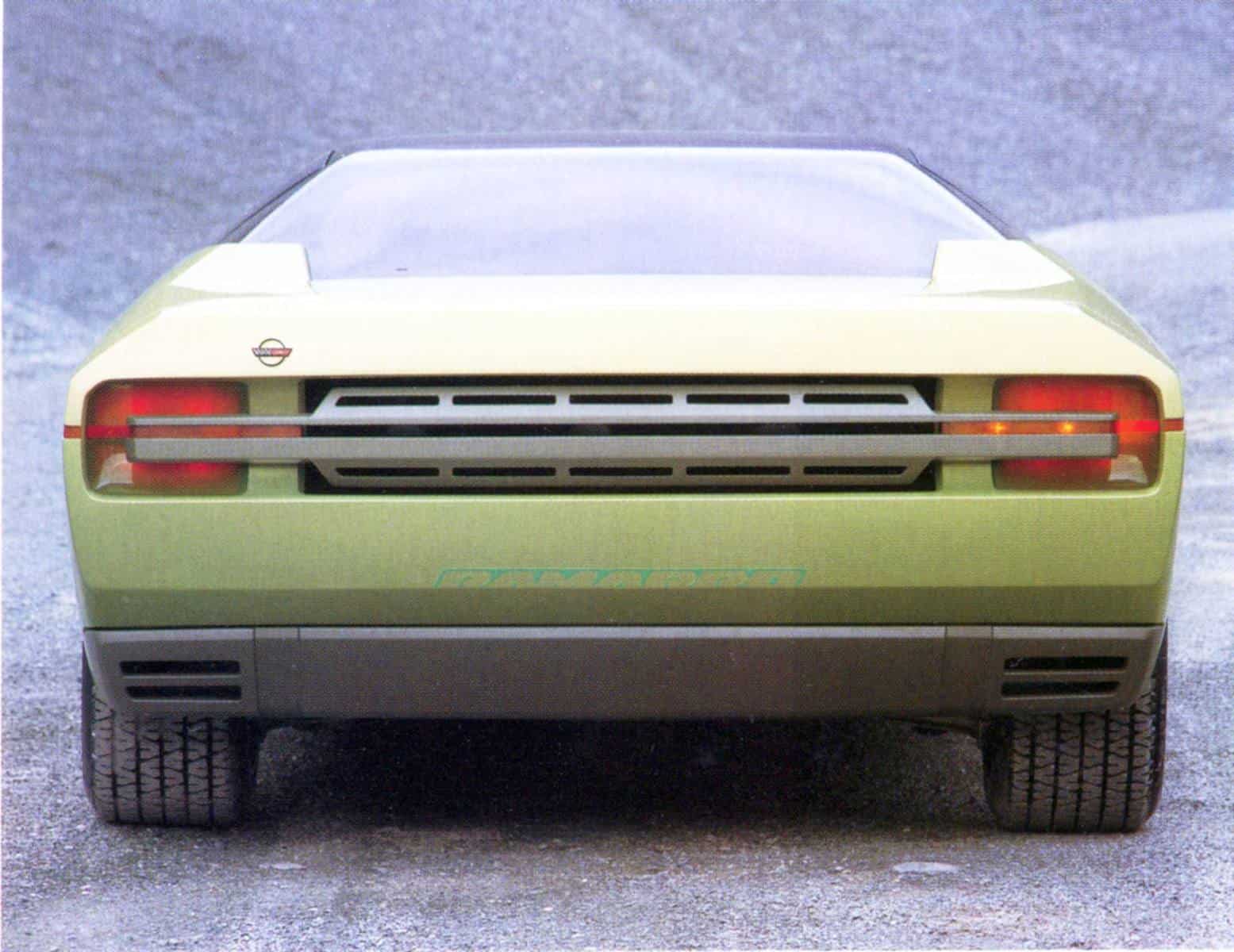 Rear view of the 1984 Bertone Ramarro
