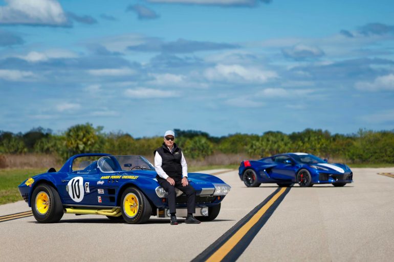 Roger Penske 2nd Gen-and 8th Gen Corvette Grand Sport