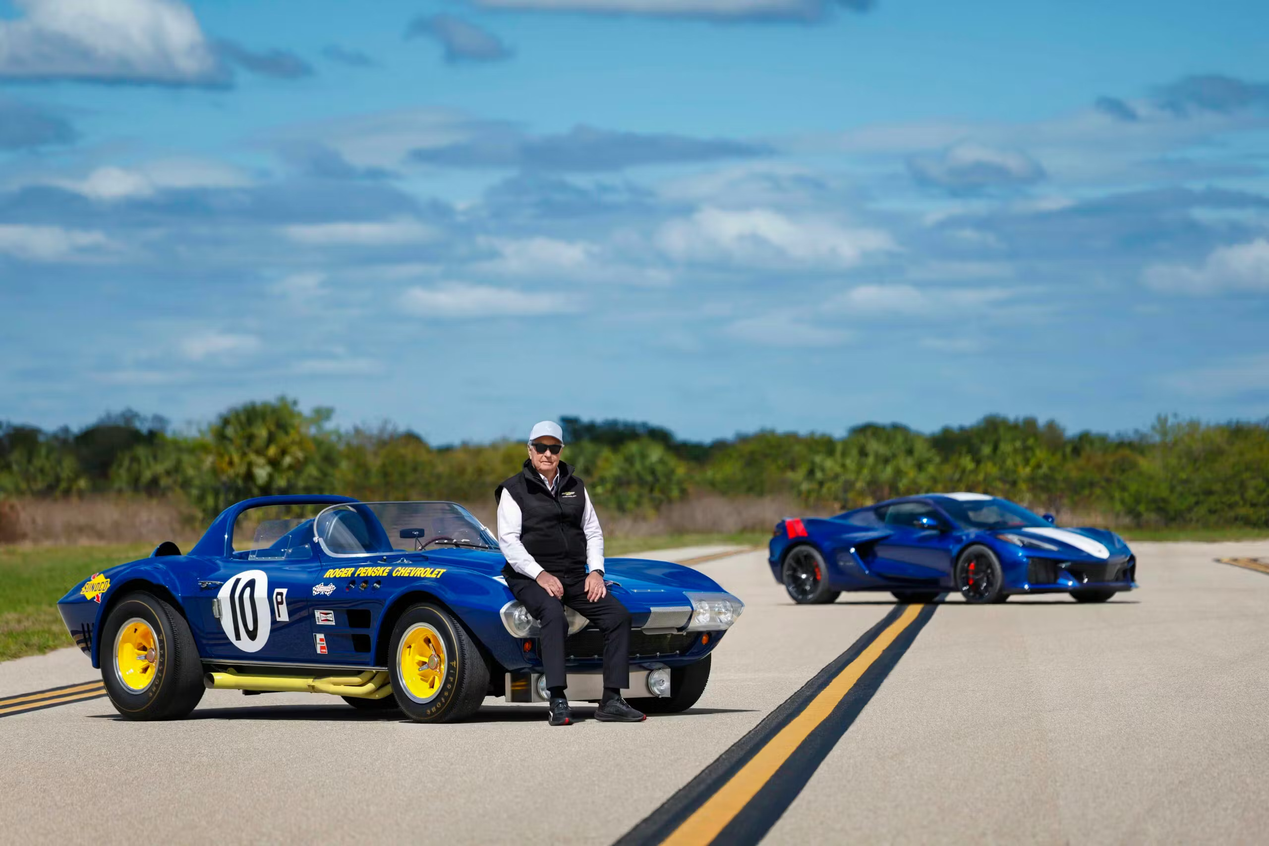 Roger Penske 2nd Gen-and 8th Gen Corvette Grand Sport